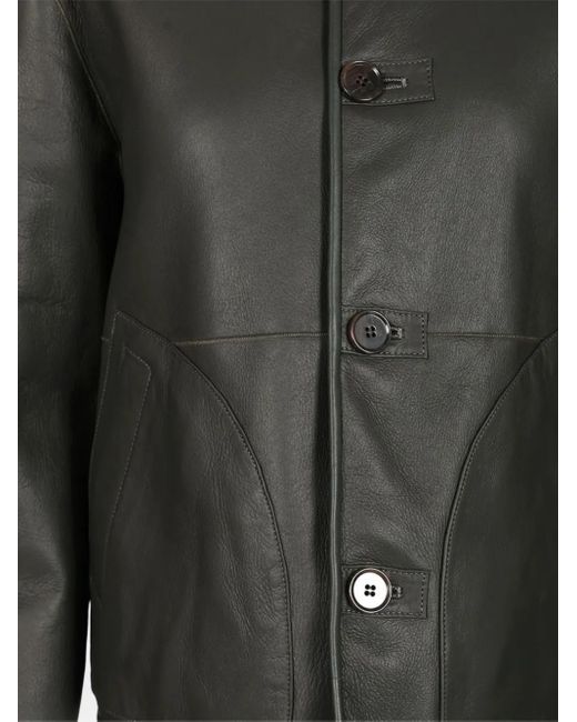 Giacca Con Bottoni di Arma in Black