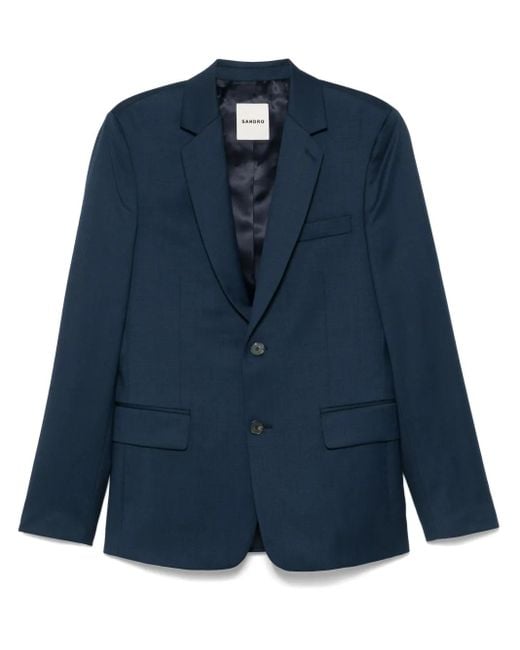 Sandro Klassisches Sakko in Blue für Herren
