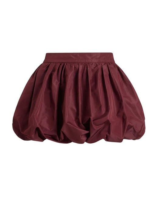 Patou Red Balloon Miniskirt