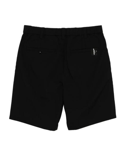Chocoolate Black Logo-Patch Shorts for men
