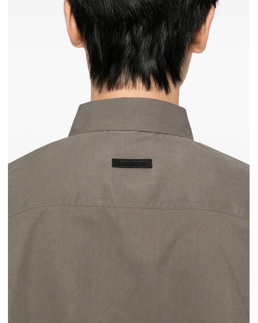 Fear Of God Gray Classic Shirt for men