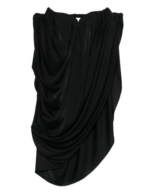 Haut Bustier À Design Drapé GIUSEPPE DI MORABITO en coloris Black