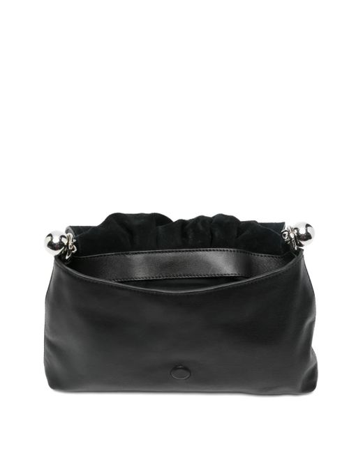 Isabel Marant Black Bolton Pouch Leather Shoulder Bags