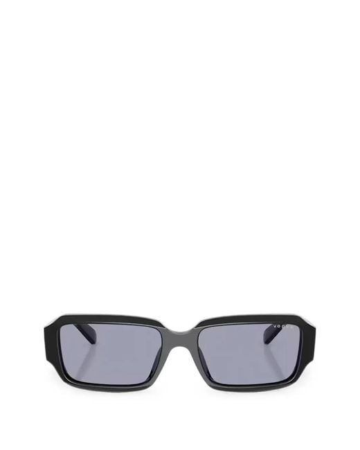 Vogue Eyewear White Rectangle-Frame Sunglasses