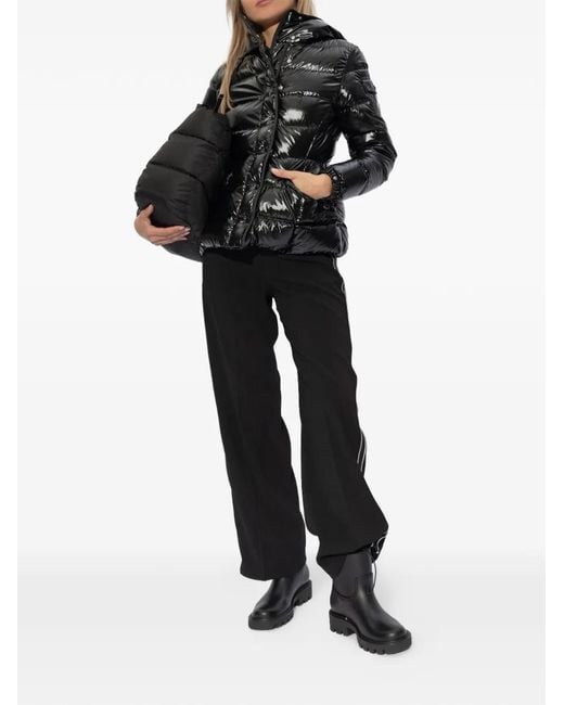 Moncler Black Logo-Patch Boots