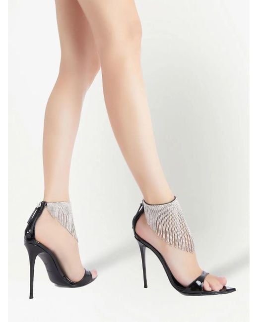 Sandalias de tacón alto Giuseppe Zanotti de color Black