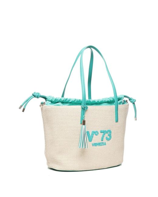 V73 Blue Inge Tote Bag