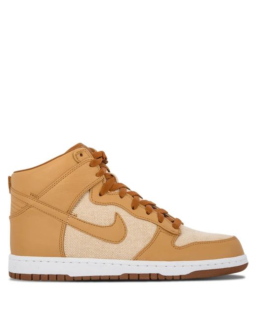 Nike Brown Dunk Prm Hi Sp Sneakers