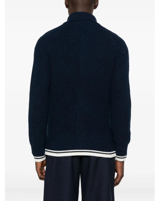 Cardigan di Sandro in Blue da Uomo