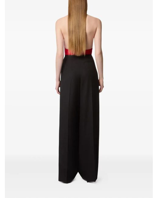 Nina Ricci Top Met Halternek En Franje in het Red