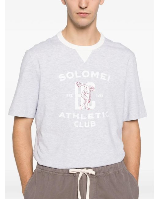 Brunello Cucinelli White T-Shirt for men