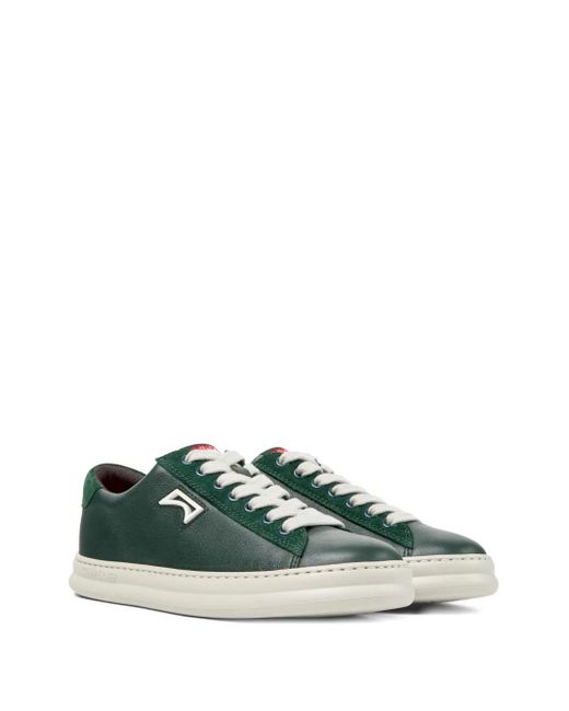 Camper Green Runner Four Leather Suede Sneakers
