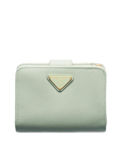 Prada Green Small Leather Wallet