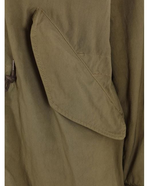C P Company Green Micro Kei Explorer Coat for men