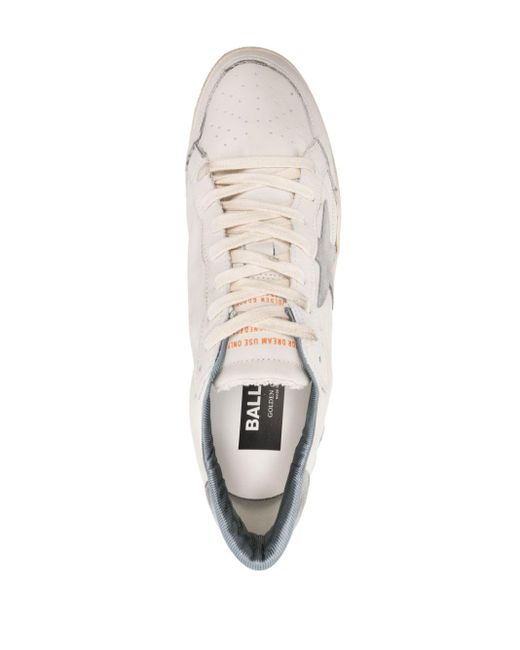 Golden Goose Deluxe Brand Ballstar Sneakers mit Stern-Patch in White für Herren