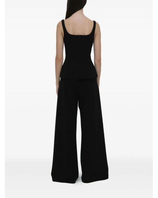 Top Con Bottoni di Rosetta Getty in Black