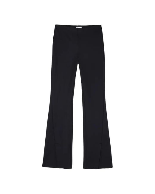 Closed Blue Split-Hem Flared Trousers