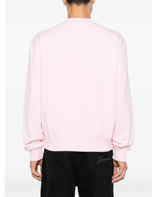 Givenchy Pink Embroidered-Logo Sweatshirt for men