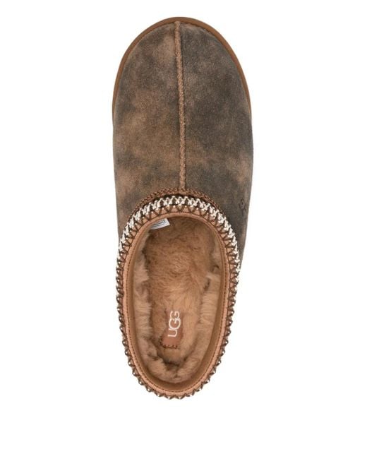 Tasman Baxter braided-trim slippers Ugg de hombre de color Brown