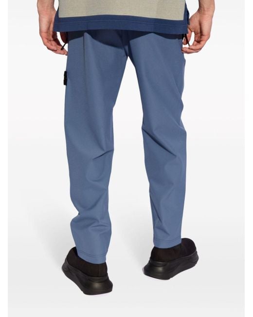 Pantalones de chándal con distintivo Compass Stone Island de hombre de color Blue