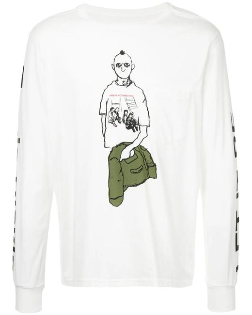 TAKAHIROMIYASHITA The Soloist White Printed T-Shirt for men