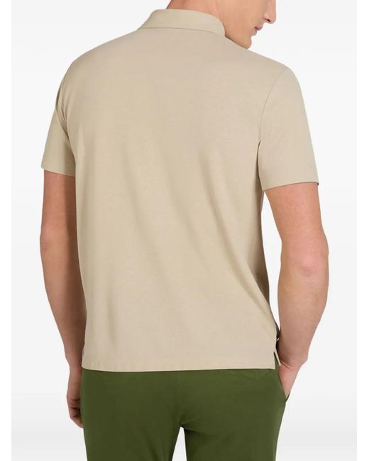 Slowear Natural Buttoned Polo Shirt for men