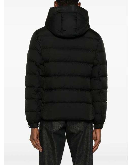 Tatras Black Down-Padded Hooded Zip-Up Jacket for men