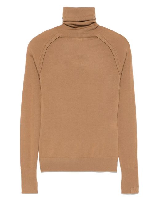 Victoria Beckham Brown Merino Sweater
