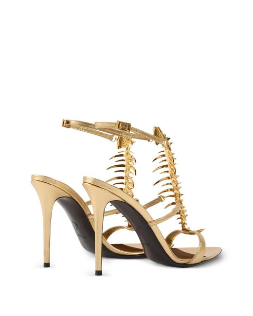 Giuseppe Zanotti Metallic Sandales Slim 2.0 105