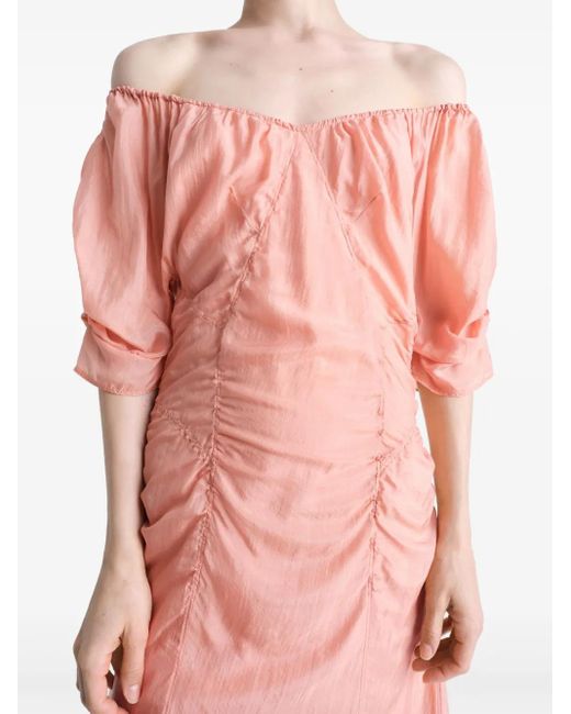 Lemaire シフォン ドレス Pink