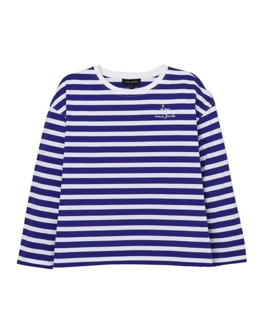 Top A Righe di Marc Jacobs in Blue