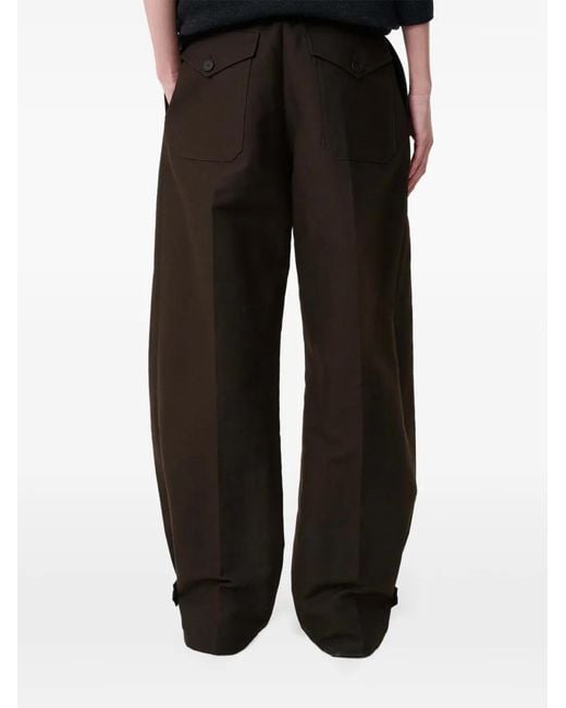 Pantalones Faron Con Cinturón Studio Nicholson de color Black