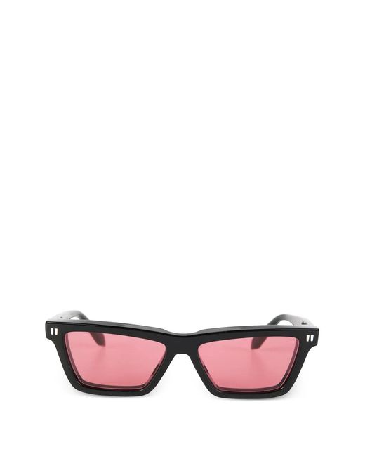 Off-White c/o Virgil Abloh Pink Cambridge Square-Frame Sunglasses