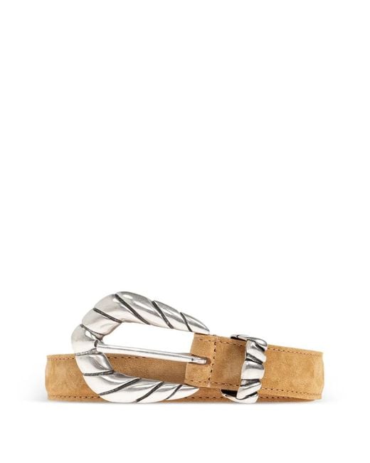 IRO White Ceinture Baby Embella À Boucle