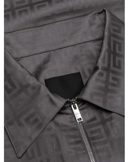 Camicia Con Zip di Givenchy in Gray da Uomo