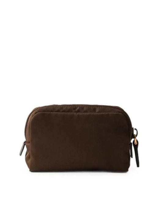 Prada Brown Micro Re-Nylon Pouch