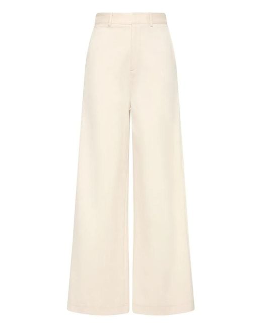 The Upside White Side-Pockets Trousers