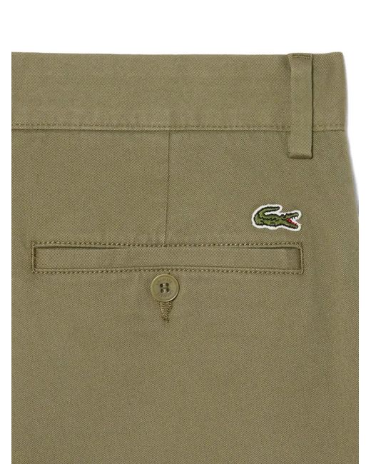 Lacoste Green Pantalon Court Boutonné for men
