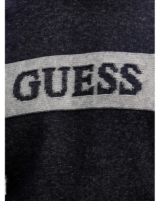 Guess Blue Logo Sweater for men