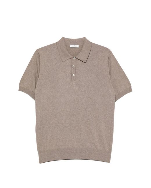 Panicale Gray Short-Sleeve Polo Shirt for men