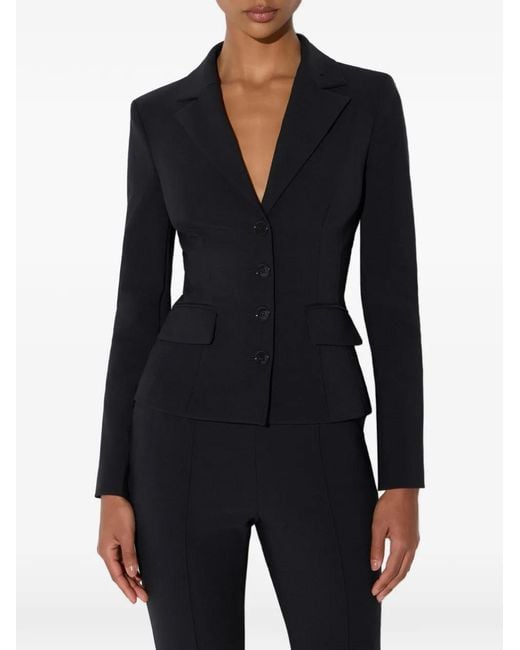 Elisabetta Franchi Blue Technical-Fabric Jacket