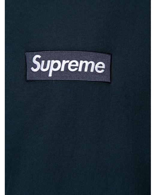 Supreme Blue Box Logo Crew-Neck Sweatshirt for men