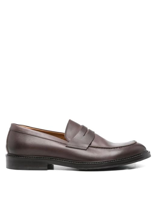 Eleventy Klassische Penny-Loafer in Brown für Herren