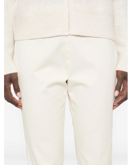 Fabiana Filippi White Pressed-Crease Tailored Trousers