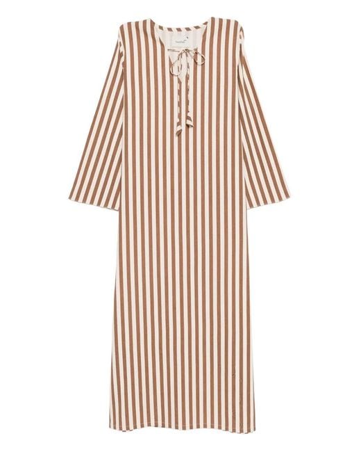 Robe Amazon À Rayures Bambah en coloris Brown