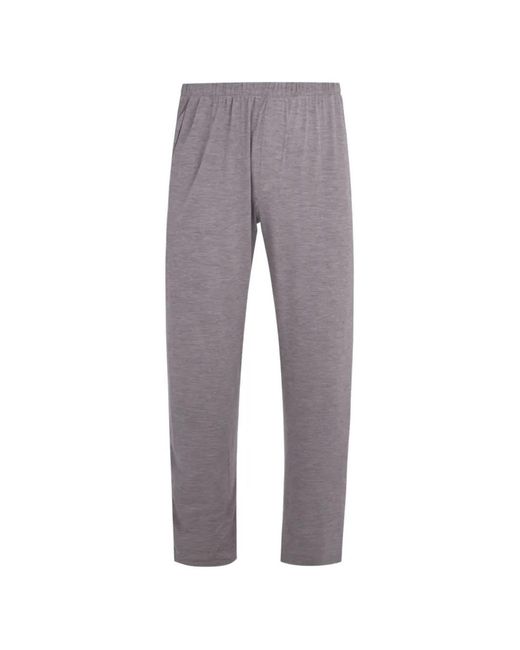 Zimmerli of Switzerland Gray Long-Sleeve Pajamas for men