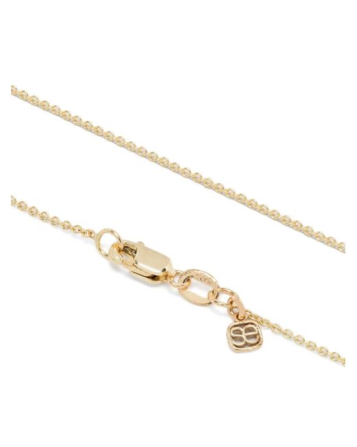 Sydney Evan White 14Kt Small Croissant Charm Diamond Necklace