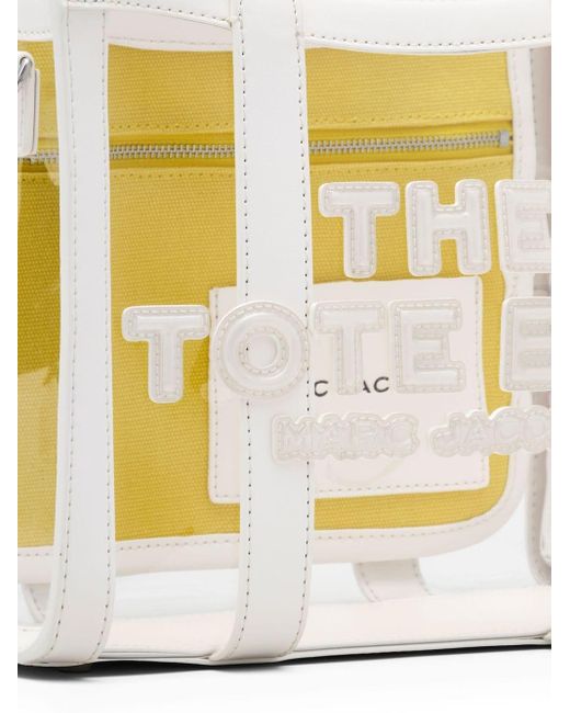 Marc Jacobs White The Clear Small Tote Bag