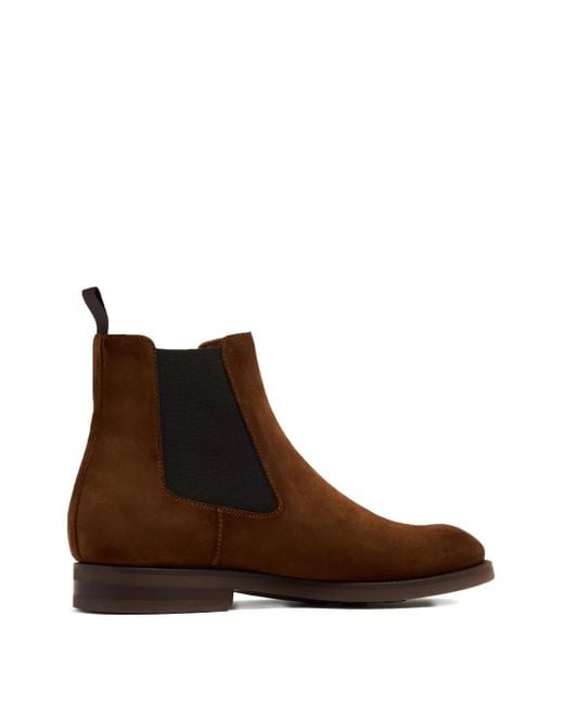 Magnanni Shoes Brown Java Chelsea Boots for men
