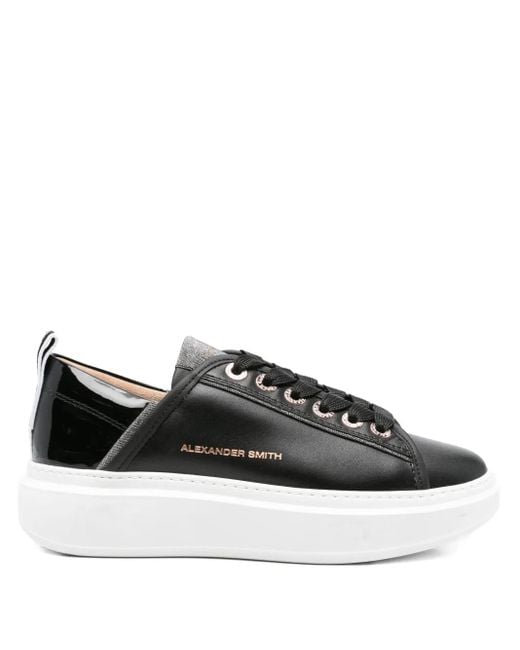 Alexander Smith Black Wembley Sneakers